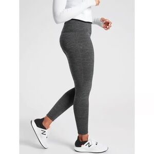 Athleta Altitude Polartec Fleece Lined Leggings Pants 2X Gray Thermal Athleisure